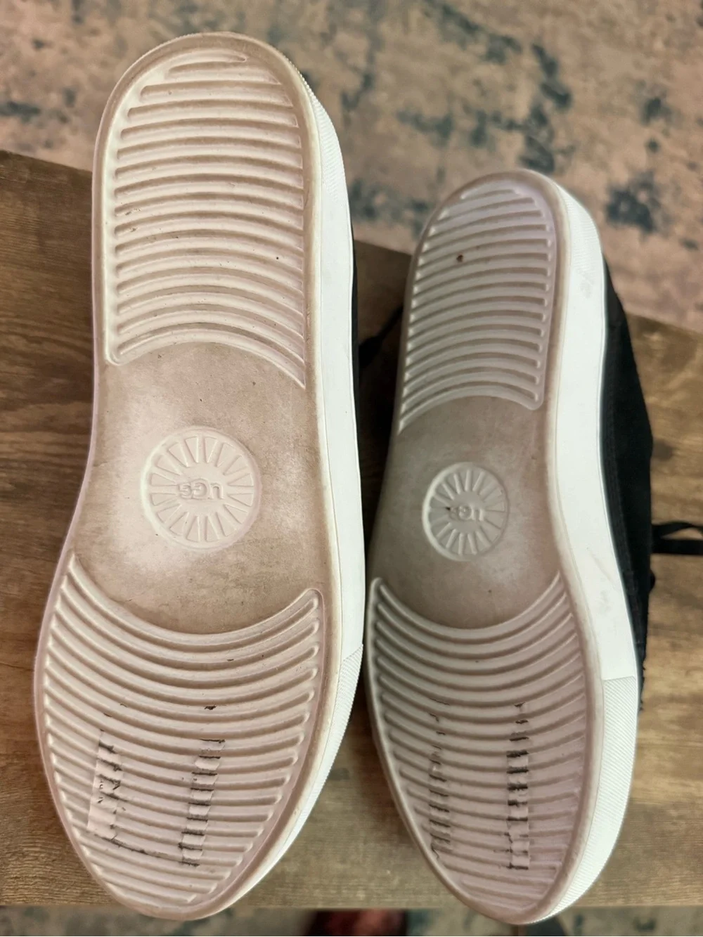 UGG Black Suede Sneakers